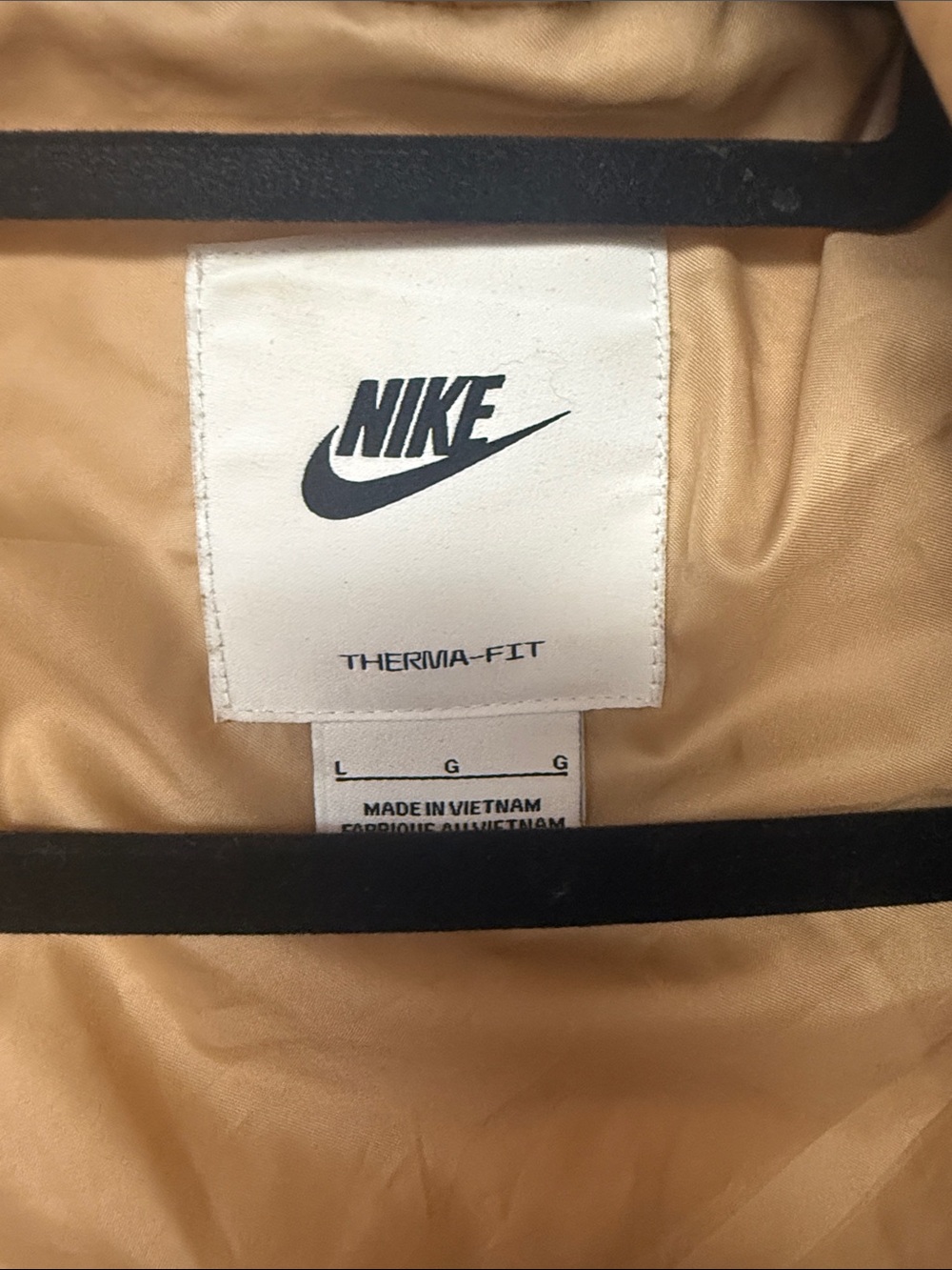 Nike Metallic Rose Gold Puffer Jacket - Picture 7 of 8